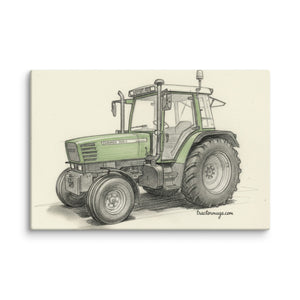 The Tractor Mugs Store 20″×30″ Fendt Farmer 308 C Pencil Sketch | Canvas Quality Farmers Merch