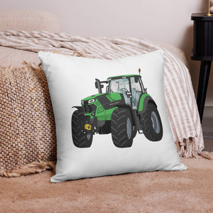 The Tractor Mugs Store 22″×22″ Deutz - Fahr Agrotron 7250 Ttv | Pillow Case Quality Farmers Merch