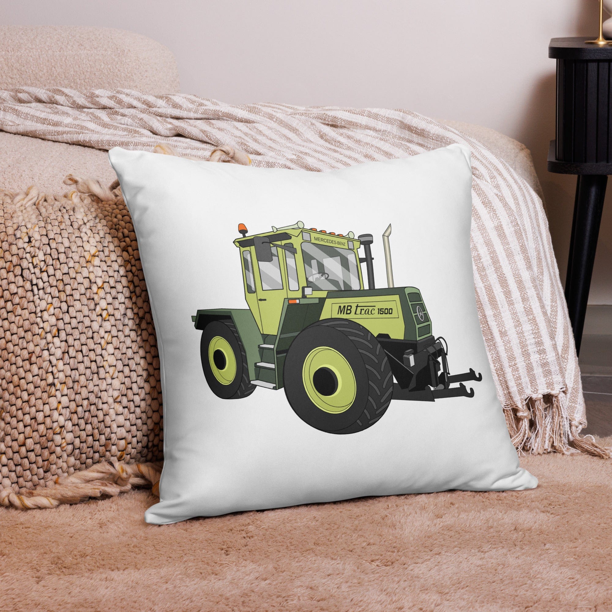 The Tractor Mugs Store 22″×22″ MB Trac 1500 | Pillow Case Quality Farmers Merch