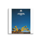 The Tractor Mugs Store 26″×26″ JCB 3CX Sitemaster Advert (1988)  | Canvas Quality Farmers Merch