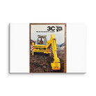 The Tractor Mugs Store 26″×40″ JCB 3C II Advert | Canvas Quality Farmers Merch