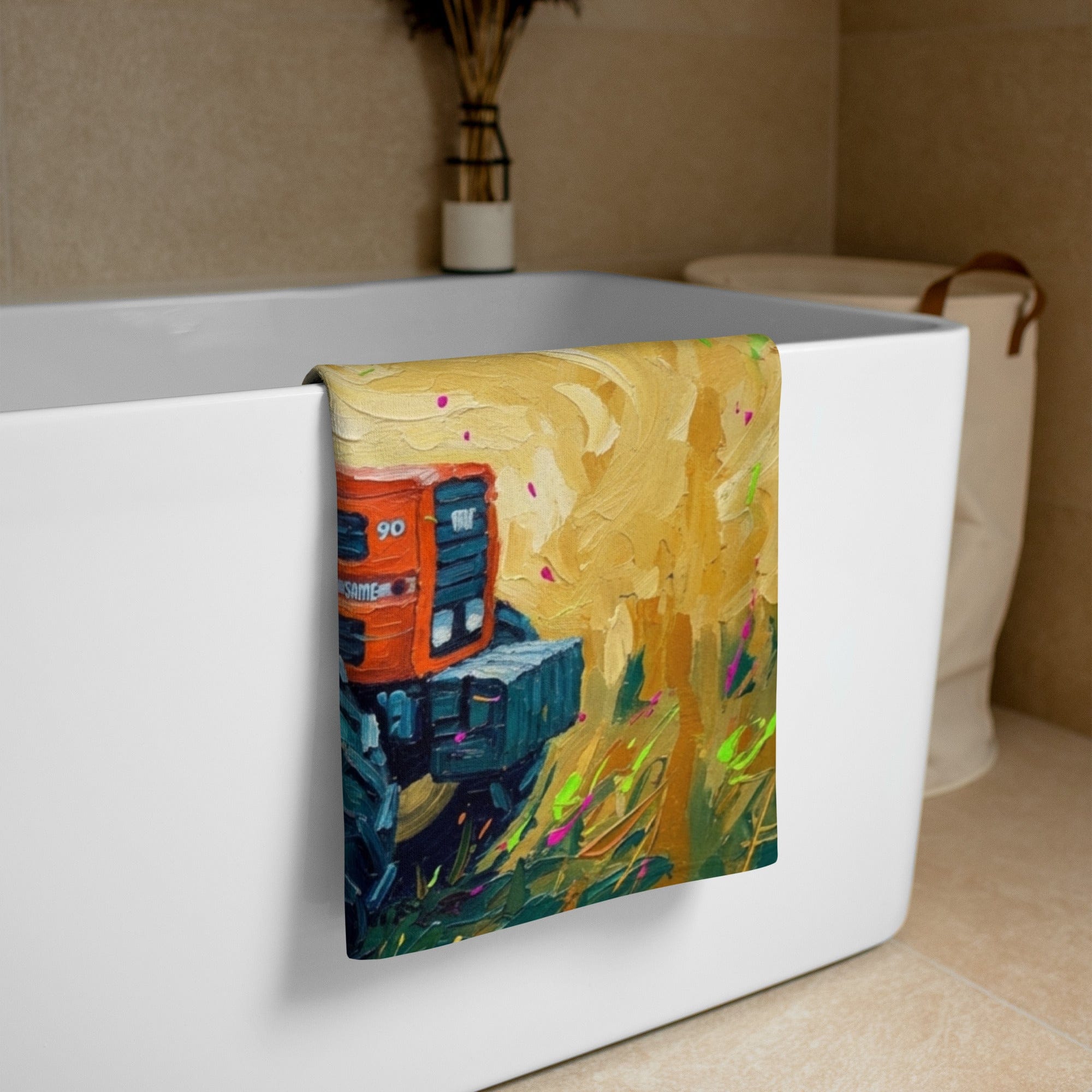 The Tractor Mugs Store 30″×60″ Same Explorer 90 DT 4WD | Super Soft Towel Quality Farmers Merch