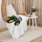 The Tractor Mugs Store 37″×57″ John Deere 3350 4WD | Sherpa blanket Quality Farmers Merch