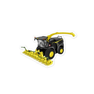 The Tractor Mugs Store 4″×4″ John Deere 8800 Black Beauty Silage Harvester | Bubble-free stickers Quality Farmers Merch