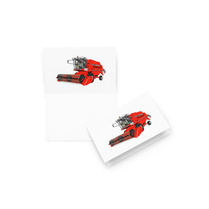 The Tractor Mugs Store 4″×6″ 1994 Massey Ferguson 32 Combine Harvester | Greeting card Quality Farmers Merch