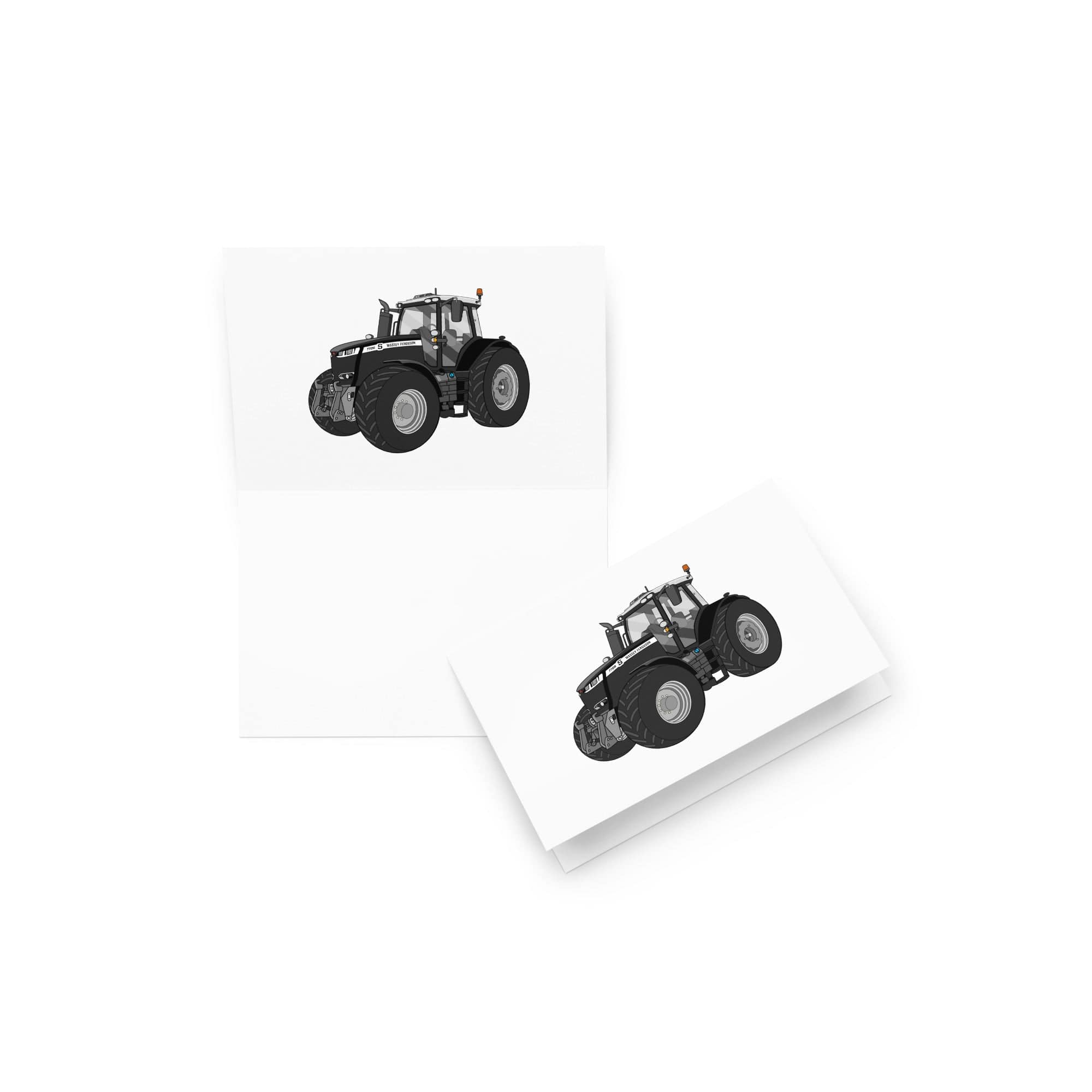 The Tractor Mugs Store 4″×6″ Massey Ferguson 7726S Black Beauty | Greeting card Quality Farmers Merch