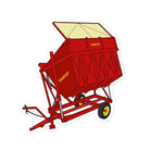 The Tractor Mugs Store 5.5″×5.5″ Taarup tipvogn T3 Trailer | Bubble-free stickers Quality Farmers Merch