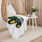 The Tractor Mugs Store 50″×60″ John Deere 3350 4WD | Sherpa blanket Quality Farmers Merch