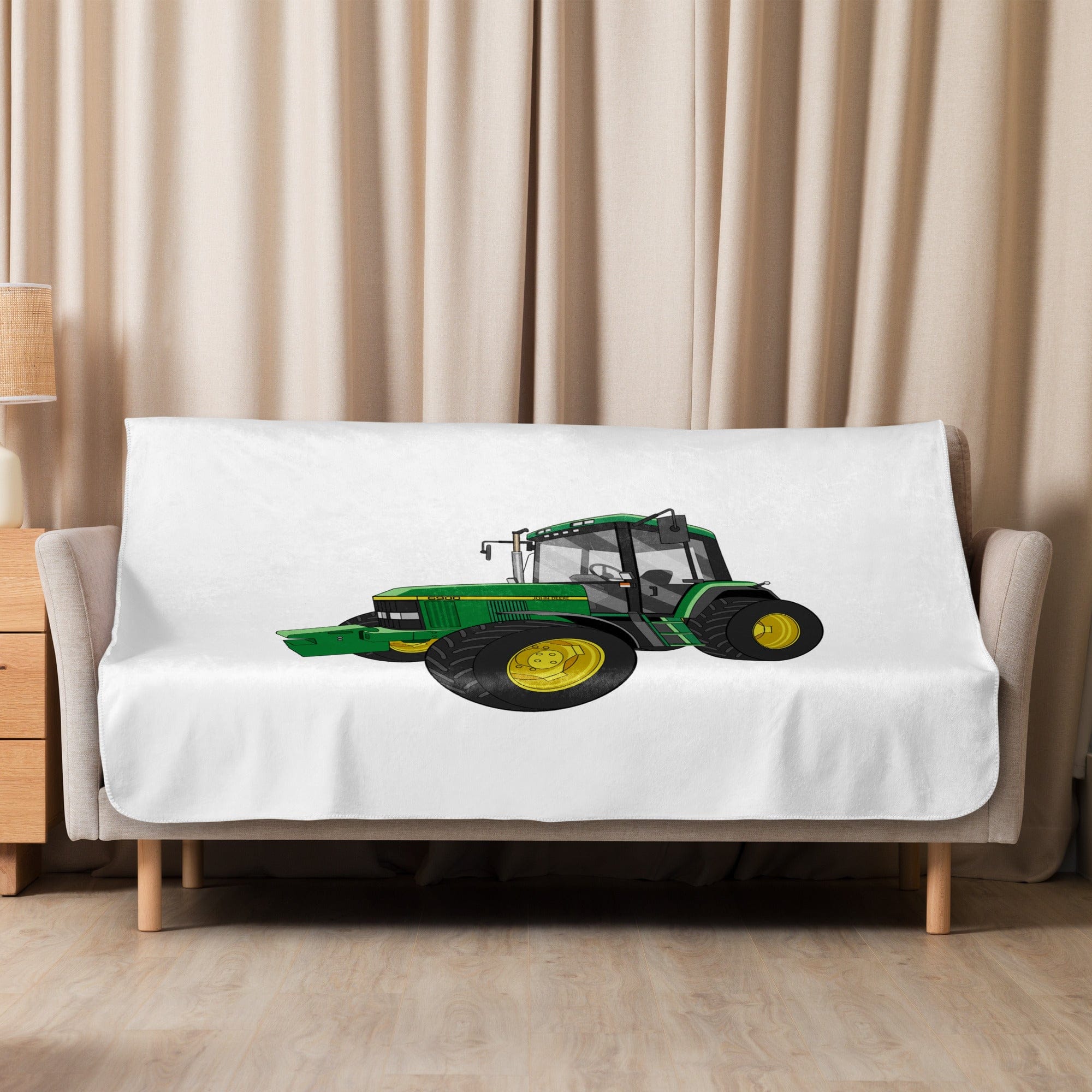 The Tractor Mugs Store 50″×60″ John Deere 6900 | Sherpa blanket Quality Farmers Merch