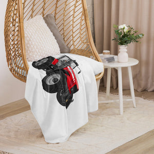 The Tractor Mugs Store 50″×60″ Massey Ferguson 6480 | Sherpa blanket Quality Farmers Merch