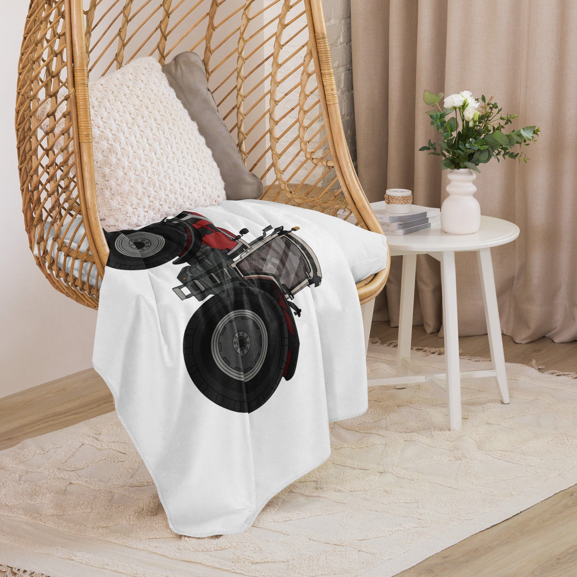 The Tractor Mugs Store 50″×60″ Massey Ferguson 8S 265 | Sherpa blanket Quality Farmers Merch