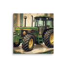 The Tractor Mugs Store 6″×6″ John Deere 3350 | Art Deco Canvas Quality Farmers Merch