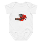 The Tractor Mugs Store 6M 1994 Massey Ferguson 32 Combine Harvester | Baby jersey bodysuit Quality Farmers Merch