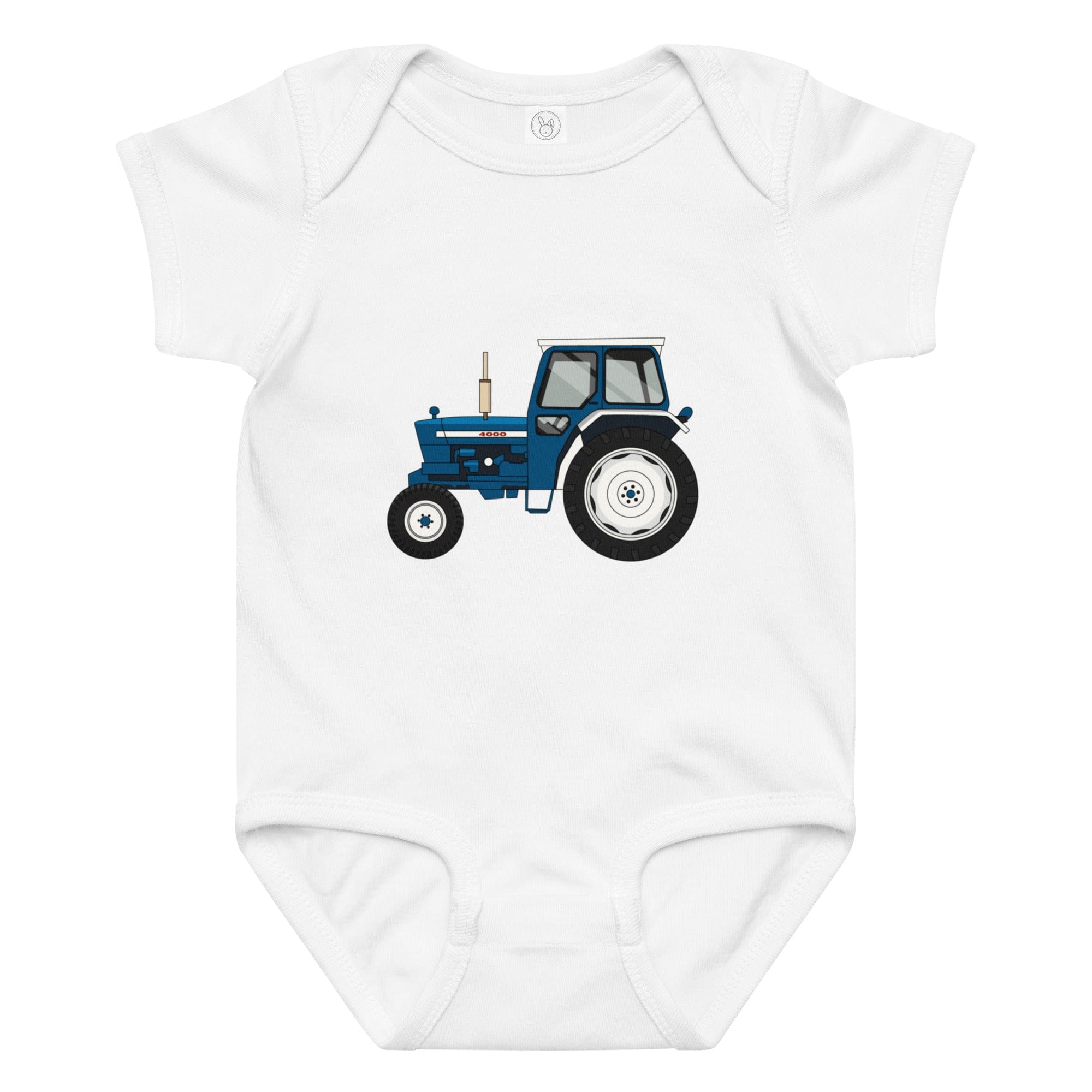 The Tractor Mugs Store 6M Ford 4000 | Baby jersey bodysuit Quality Farmers Merch