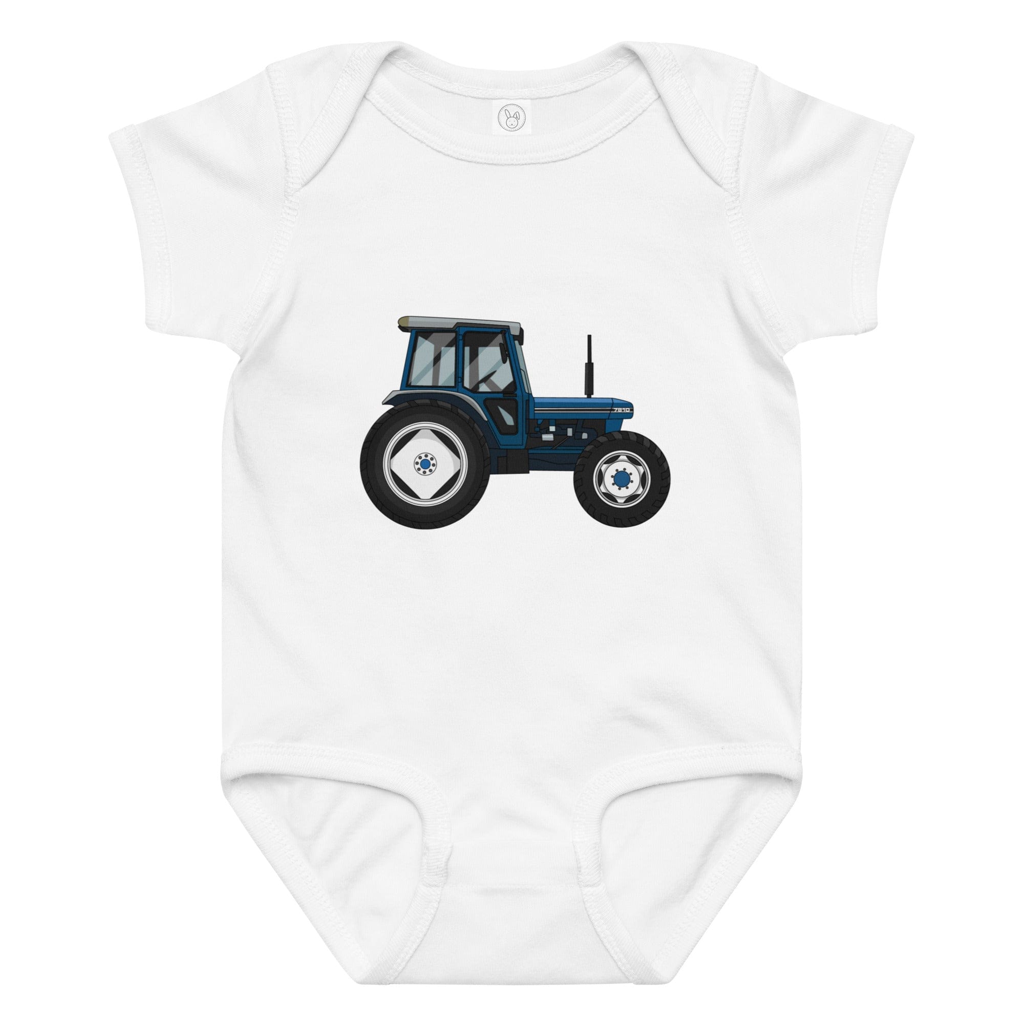 The Tractor Mugs Store 6M Ford 7810 | Baby jersey bodysuit Quality Farmers Merch