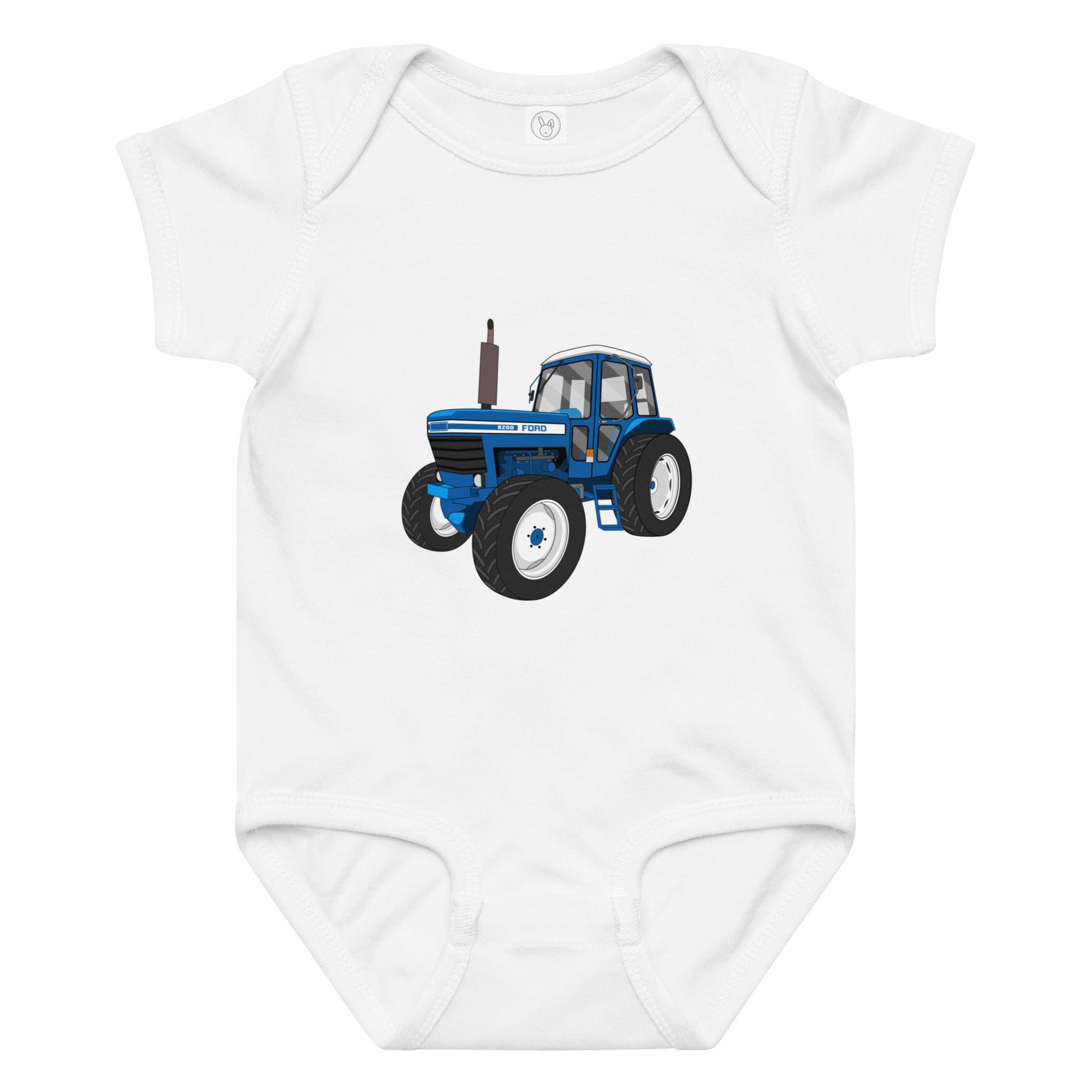 The Tractor Mugs Store 6M Ford 8200 | Baby jersey bodysuit Quality Farmers Merch