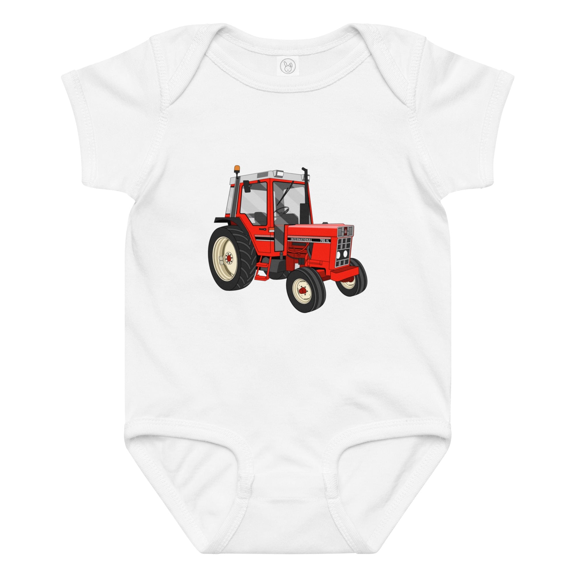 The Tractor Mugs Store 6M International 785 | Baby jersey bodysuit Quality Farmers Merch
