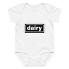 The Tractor Mugs Store 6M Oasis Dairy | Baby jersey bodysuit Quality Farmers Merch