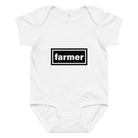 The Tractor Mugs Store 6M Oasis Farmer | Baby jersey bodysuit Quality Farmers Merch