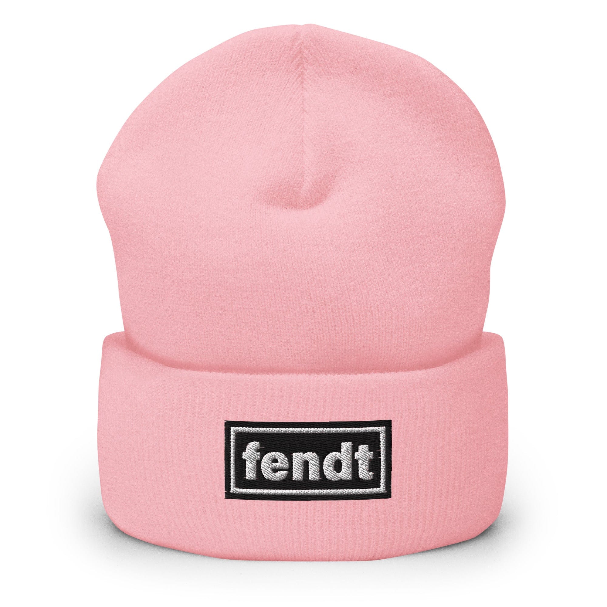 The Tractor Mugs Store Baby Pink OASIS Style 'Fendt' | Cuffed Beanie Quality Farmers Merch