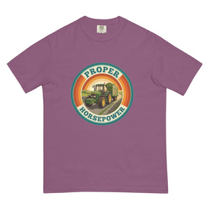 The Tractor Mugs Store Berry / S John Deere 7810 PROPER HORSEPOWER | Unisex Premium T-shirt Quality Farmers Merch