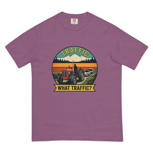 The Tractor Mugs Store Berry / S Massey Ferguson 35X TRAFFIC WHAT TRAFFIC? Outdoor | Unisex Premium T-shirt Quality Farmers Merch
