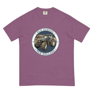 The Tractor Mugs Store Berry / S New Holland TM 155 OLD SCHOOL NEW HOLLAND Engraving | Unisex Premium T-shirt Quality Farmers Merch