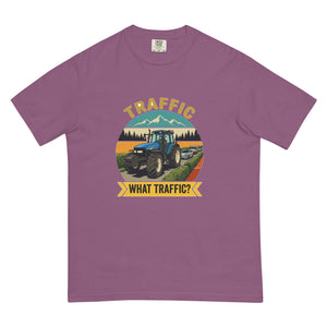 The Tractor Mugs Store Berry / S New Holland TM 155 TRAFFIC WHAT TRAFFIC? Outdoor | Unisex Premium T-shirt Quality Farmers Merch