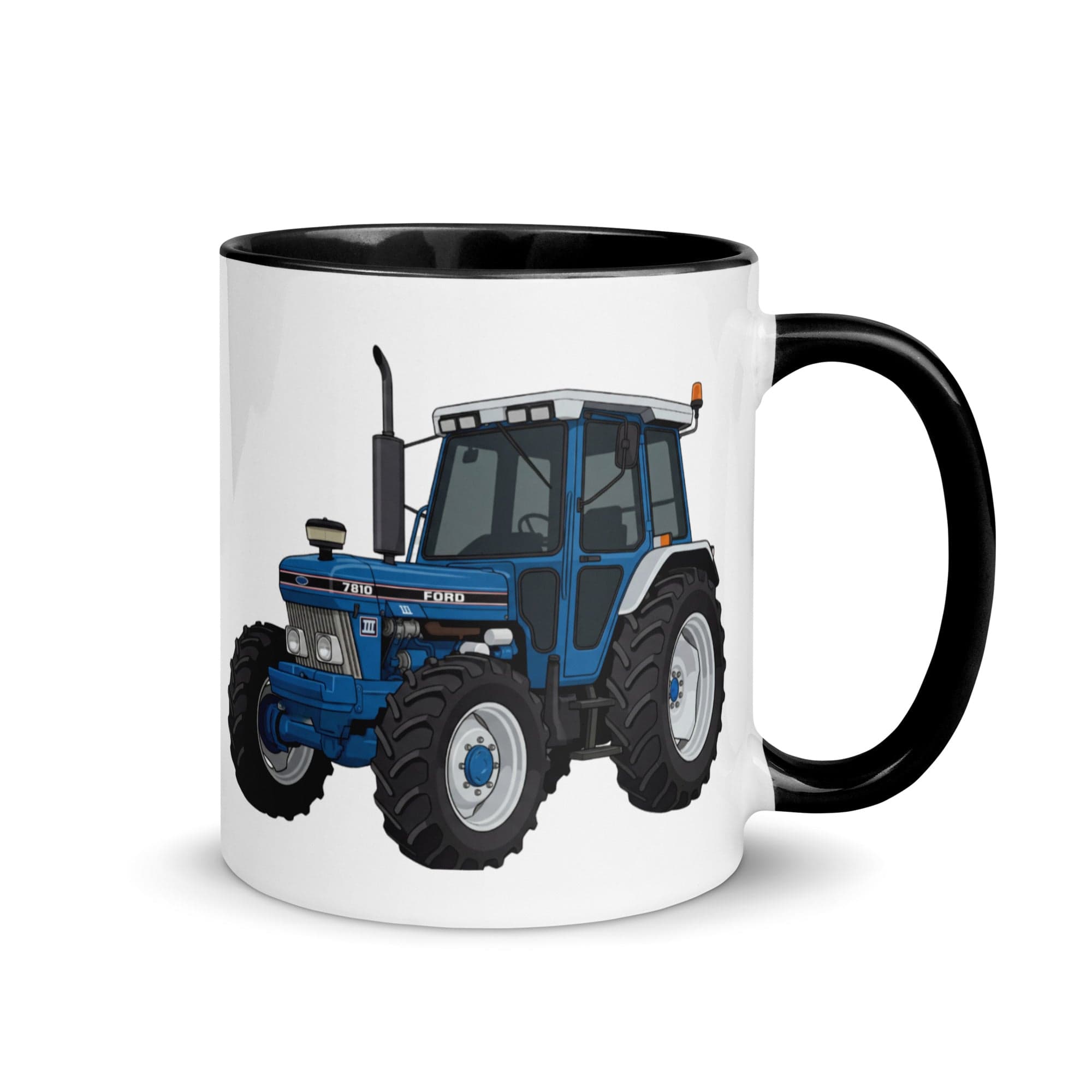 The Tractor Mugs Store Black / 11 oz Ford 7810 | Mug with Color Inside Quality Farmers Merch