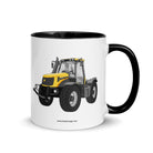 The Tractor Mugs Store Black / 11 oz JCB Fastrac 2170 | Mug with Color Inside Quality Farmers Merch
