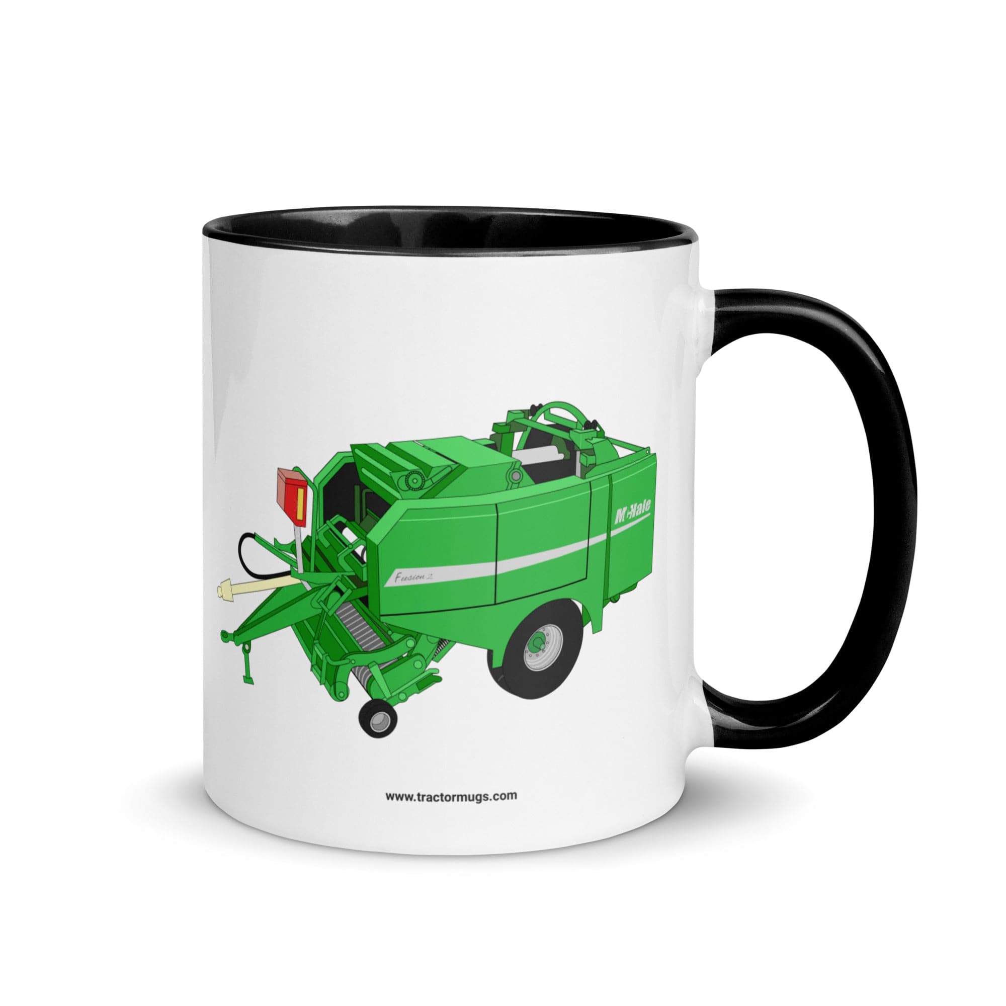The Tractor Mugs Store Black / 11 oz McHale Fusion 2 Big Baler | Mug with Color Inside Quality Farmers Merch