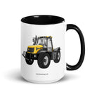 The Tractor Mugs Store Black / 15 oz JCB Fastrac 2170 | Mug with Color Inside Quality Farmers Merch
