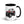 The Tractor Mugs Store Black / 15 oz Massey Ferguson 9X | Mug with Color Inside Quality Farmers Merch