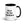 The Tractor Mugs Store Black Here for the Combines | 15 oz Mug with Color Inside Quality Farmers Merch