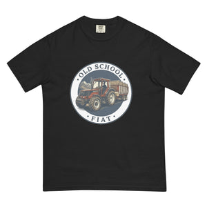 The Tractor Mugs Store Black / S FIATAGRI F140 OLD SCHOOL FIAT Engraving | Unisex Premium T-shirt Quality Farmers Merch