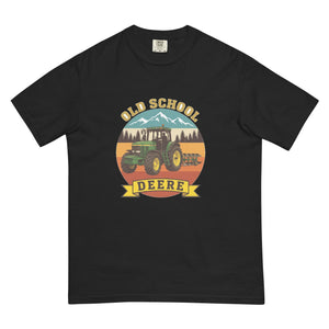The Tractor Mugs Store Black / S John Deere 7810 OLD SCHOOL DEERE Outdoor | Unisex Premium T-shirt Quality Farmers Merch