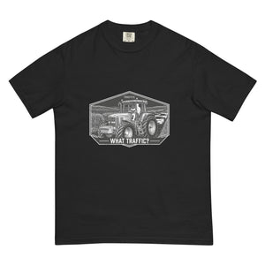 The Tractor Mugs Store Black / S John Deere 7810 TRAFFIC WHAT TRAFFIC? Moose | Unisex Premium T-shirt Quality Farmers Merch