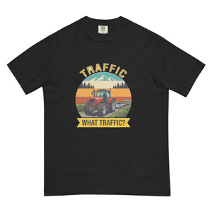 The Tractor Mugs Store Black / S Massey Ferguson 6480 TRAFFIC WHAT TRAFFIC? Outdoor | Unisex Premium T-shirt Quality Farmers Merch