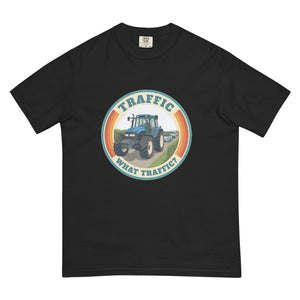 The Tractor Mugs Store Black / S New Holland TM 135 TRAFFIC WHAT TRAFFIC? Retro | Unisex Premium T-shirt Quality Farmers Merch