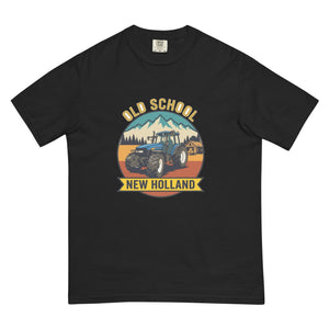 The Tractor Mugs Store Black / S New Holland TM 155 OLD SCHOOL NEW HOLLAND Outdoor | Unisex Premium T-shirt Quality Farmers Merch