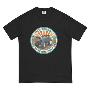 The Tractor Mugs Store Black / S New Holland TM 155 OLD SCHOOL NEW HOLLAND Retro | Unisex Premium T-shirt Quality Farmers Merch