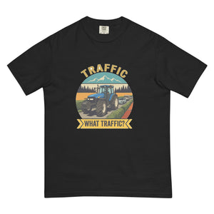 The Tractor Mugs Store Black / S New Holland TM 155 TRAFFIC WHAT TRAFFIC? Outdoor | Unisex Premium T-shirt Quality Farmers Merch