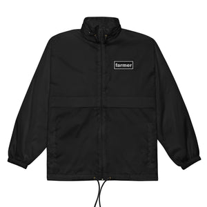 The Tractor Mugs Store Black / S Oasis Style Farmer Windbreaker | Unisex Embroidered Quality Farmers Merch