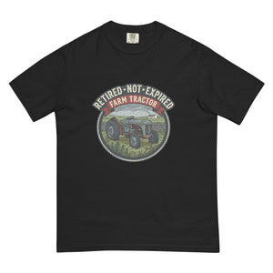 The Tractor Mugs Store Black / S Retired Not Expired — Farm Tractor | Unisex Premium T-shirt Quality Farmers Merch
