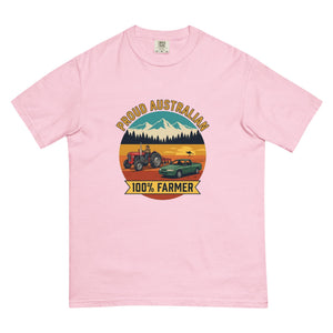 The Tractor Mugs Store Blossom Massey Ferguson 35X PROUD AUSTRALIAN 100% FARMER Outdoor | Unisex Premium T-shirt Quality Farmers Merch