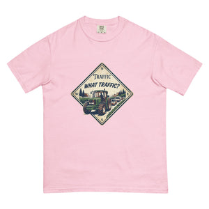 The Tractor Mugs Store Blossom / S John Deere 6930 TRAFFIC WHAT TRAFFIC? Heritage | Unisex Premium T-shirt Quality Farmers Merch
