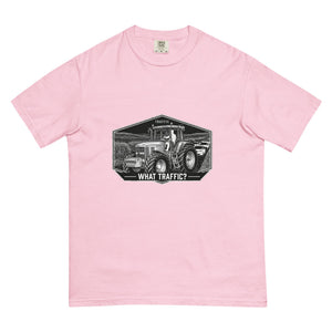 The Tractor Mugs Store Blossom / S John Deere 7810 TRAFFIC WHAT TRAFFIC? Moose | Unisex Premium T-shirt Quality Farmers Merch