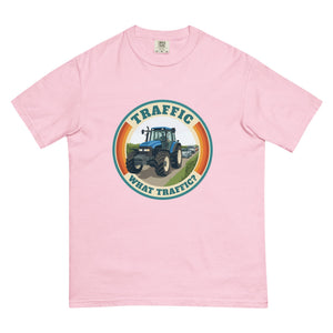 The Tractor Mugs Store Blossom / S New Holland TM 135 TRAFFIC WHAT TRAFFIC? Retro | Unisex Premium T-shirt Quality Farmers Merch