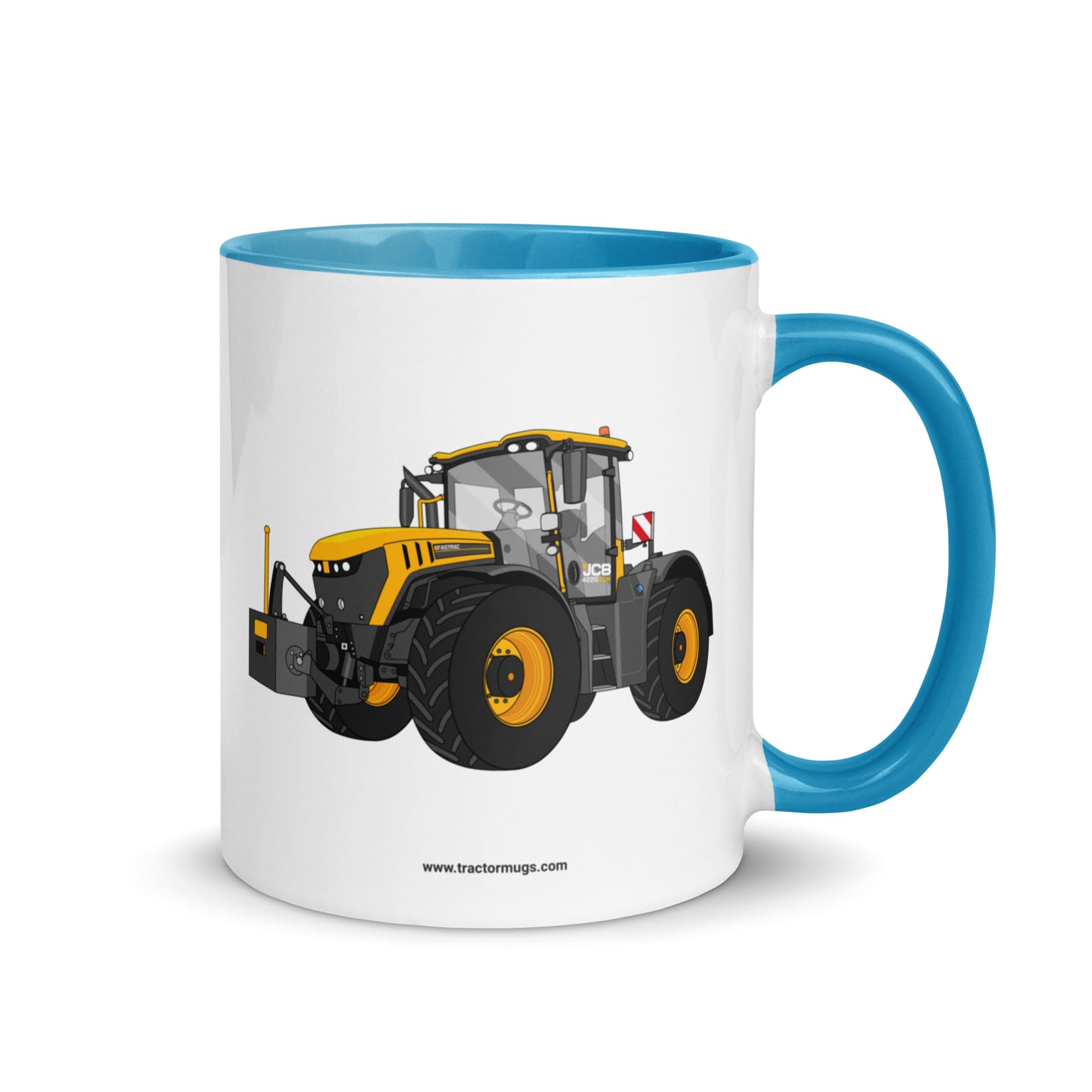 The Tractor Mugs Store Blue / 11 oz JCB Fastrac 4220 Icon | Mug with Color Inside Quality Farmers Merch