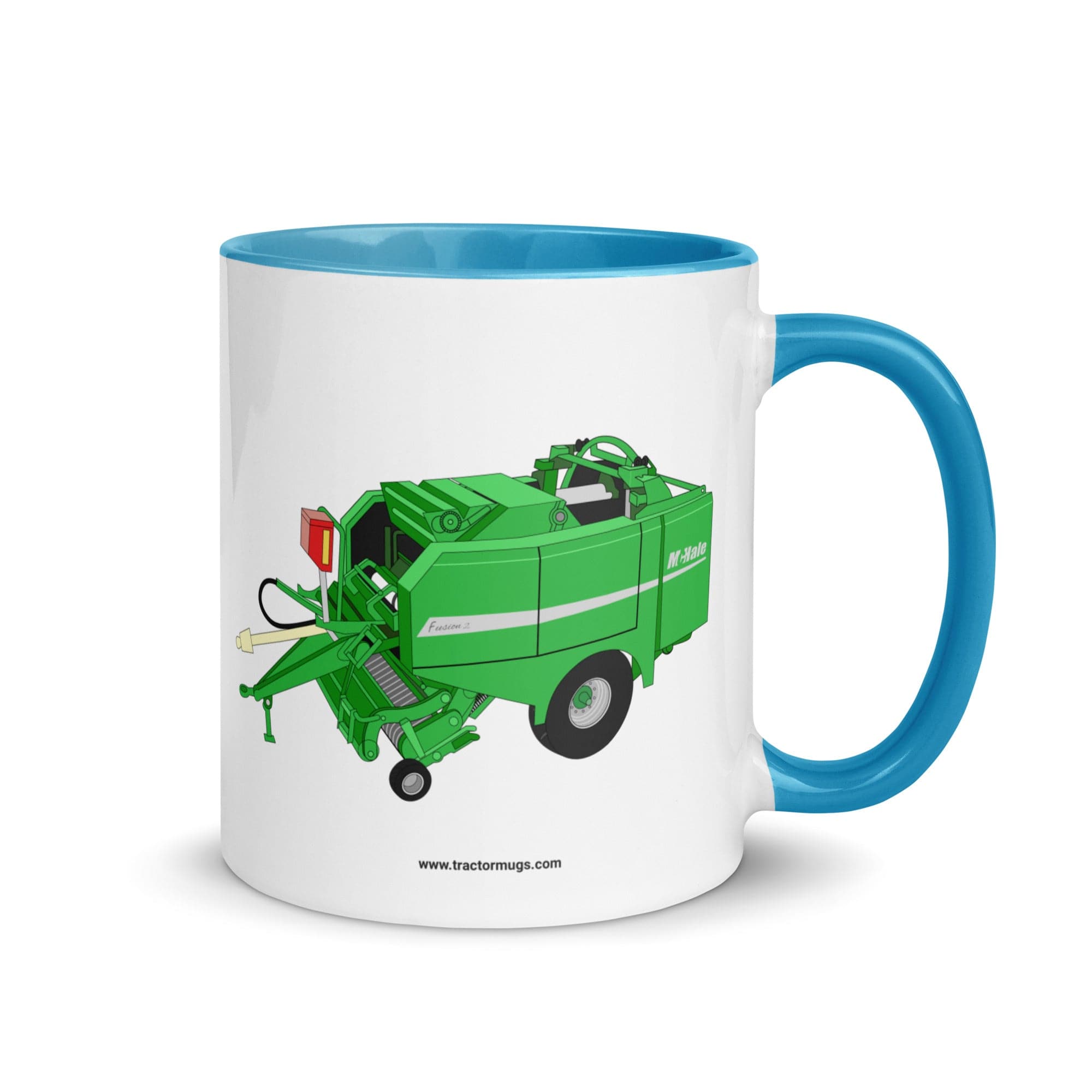 The Tractor Mugs Store Blue / 11 oz McHale Fusion 2 Big Baler | Mug with Color Inside Quality Farmers Merch